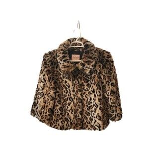 Juicy Couture Faux Fur Jacket - Leopard Print